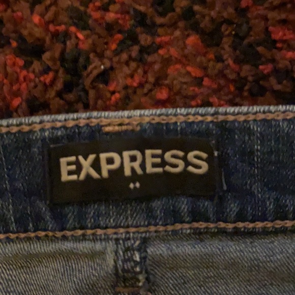 Express Denim Mini Skirt - Picture 3 of 3